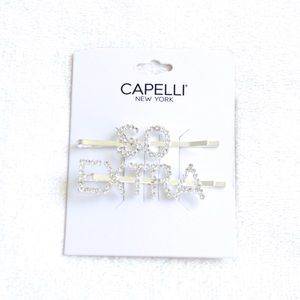 Natasha Accessories - “SWEET” & “SO EXTRA” Rhinestone Hair Pins Natasha Accessories - “SWEET” & “SO EXTRA” Rhinestone Hair Pins